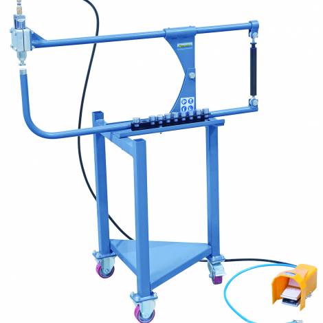 Polier- und Glätthammer PGH 610 Pneumatikus polírozó- és kalapálógép