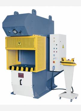 HCP 100 egyoszlopos (C-keretes) hidraulikus prés